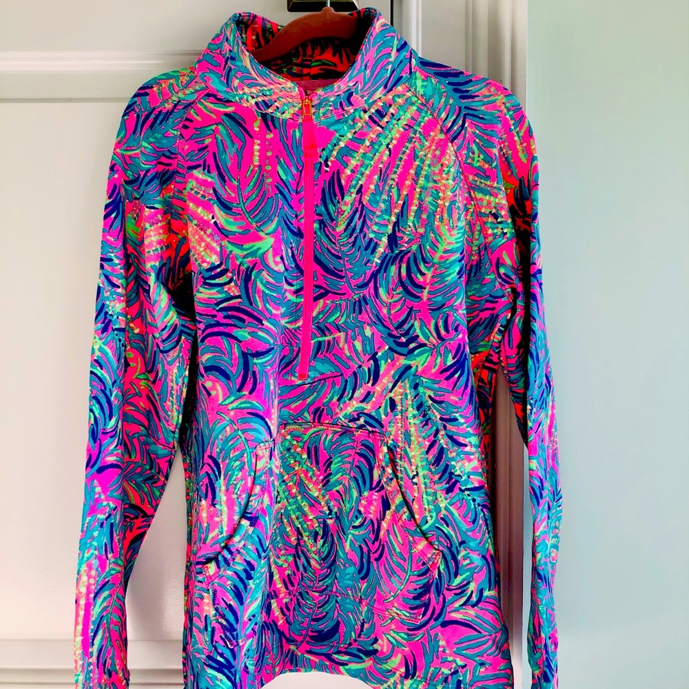 Lilly Pulitzer Three Quarter Zip Pullover